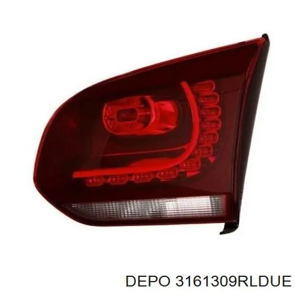 Compre B45C513F0 Mazda Lanterna traseira direita interna