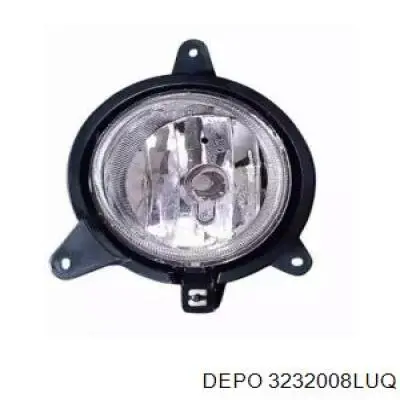 3232008LUQ Depo/Loro/Abakus Luzes de nevoeiro esquerdas