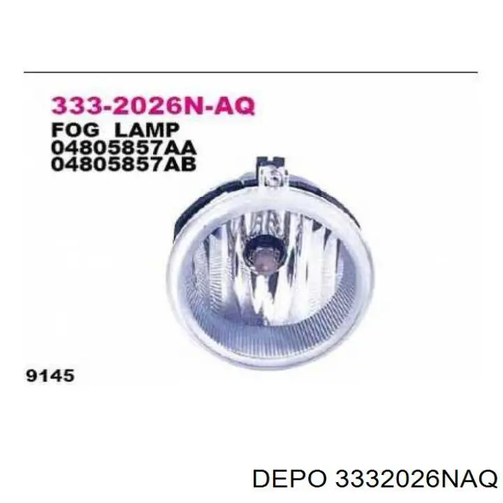 Luzes de nevoeiro esquerdas/direitas Depo/Loro/Abakus 3332026NAQ preço, a partir de 32,35 USD