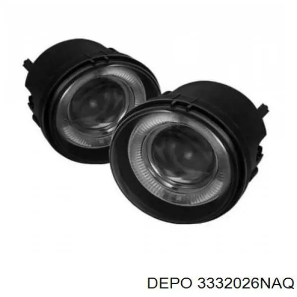 3332026NAQ Depo/Loro/Abakus Luzes de nevoeiro esquerdas/direitas