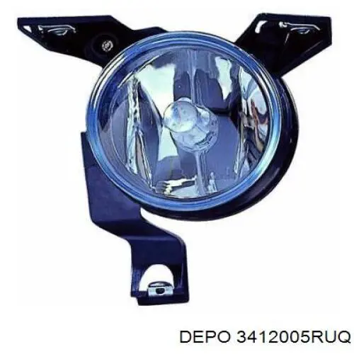 Luzes de nevoeiro direitas 3412005RUQ Depo/Loro/Abakus