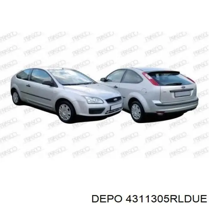 4311305RLDUE Depo/Loro/Abakus Lanterna direita de marcha à ré