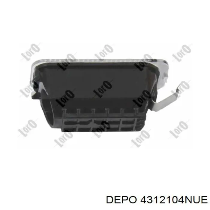 4312104NUE Depo/Loro/Abakus Lanterna da luz de fundo de matrícula traseira