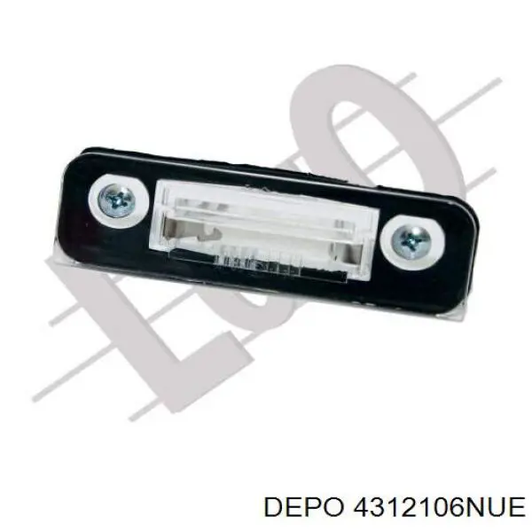Compre 4312106NUE Depo/Loro/Abakus Lanterna da luz de fundo de matrícula traseira