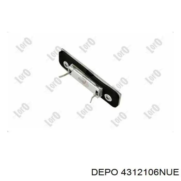 Lanterna da luz de fundo de matrícula traseira 4312106NUE Depo/Loro/Abakus