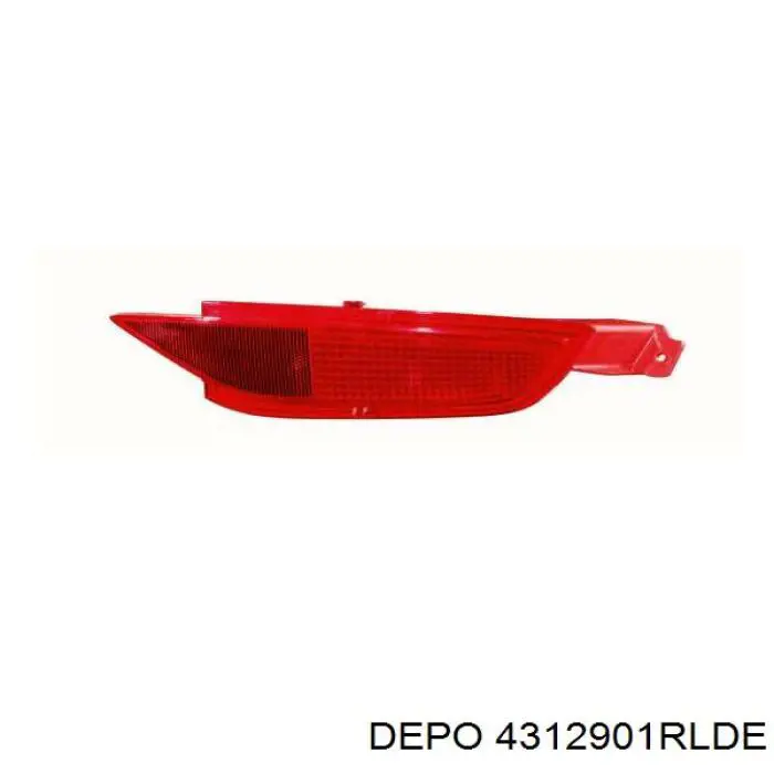 Retrorrefletor (refletor) do pára-choque traseiro direito Depo/Loro/Abakus 4312901RLDE preço, a partir de 22,31 USD