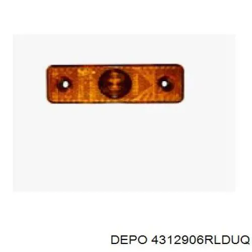 1858301 Ford Retrorrefletor (refletor) do pára-choque traseiro direito
