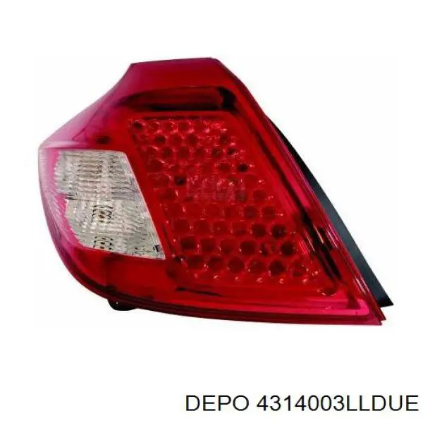 Compre 4314003LLDUE Depo/Loro/Abakus Lanterna de nevoeiro traseira esquerda