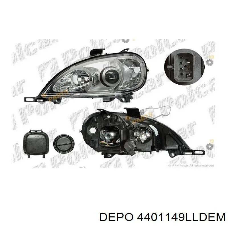 Luz esquerda Depo/Loro/Abakus 4401149LLDEM preço, a partir de 206,01 USD
