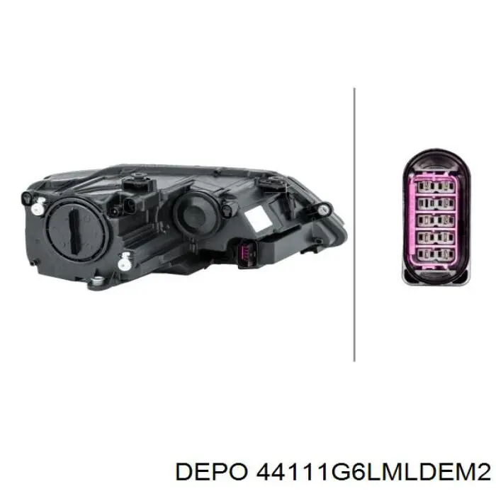 44111G6LMLDEM2 Depo/Loro/Abakus Luz esquerda