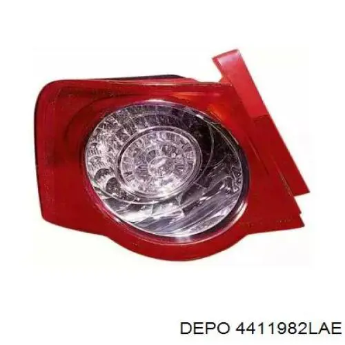 Lanterna traseira esquerda externa Depo/Loro/Abakus 4411982LAE preço, a partir de 128,09 USD