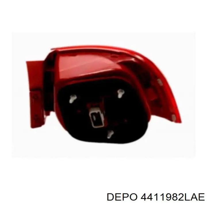 4411982LAE Depo/Loro/Abakus Lanterna traseira esquerda externa