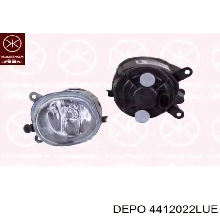 4412022LUE Depo/Loro/Abakus Luzes de nevoeiro esquerdas