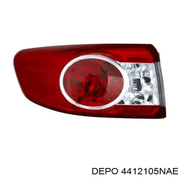 Lanterna da luz de fundo de matrícula traseira Depo/Loro/Abakus 4412105NAE preço, a partir de 9,68 USD