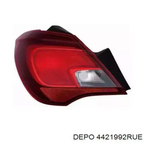1222566 Opel Lanterna traseira direita externa
