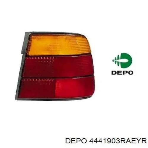 4441903RAEYR Depo/Loro/Abakus Lanterna traseira direita externa