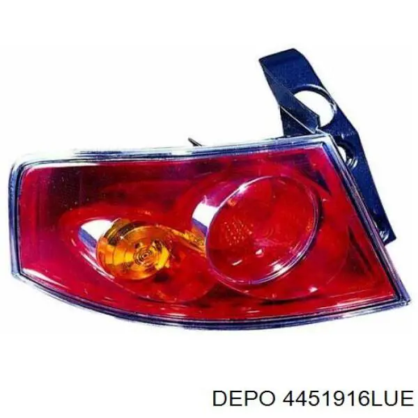 4451916LUE Depo/Loro/Abakus Lanterna traseira esquerda externa