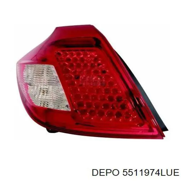 5511974LUE Depo/Loro/Abakus Lanterna traseira esquerda