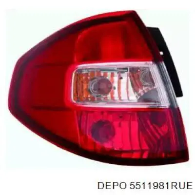 5511981RUE Depo/Loro/Abakus Lanterna traseira direita externa