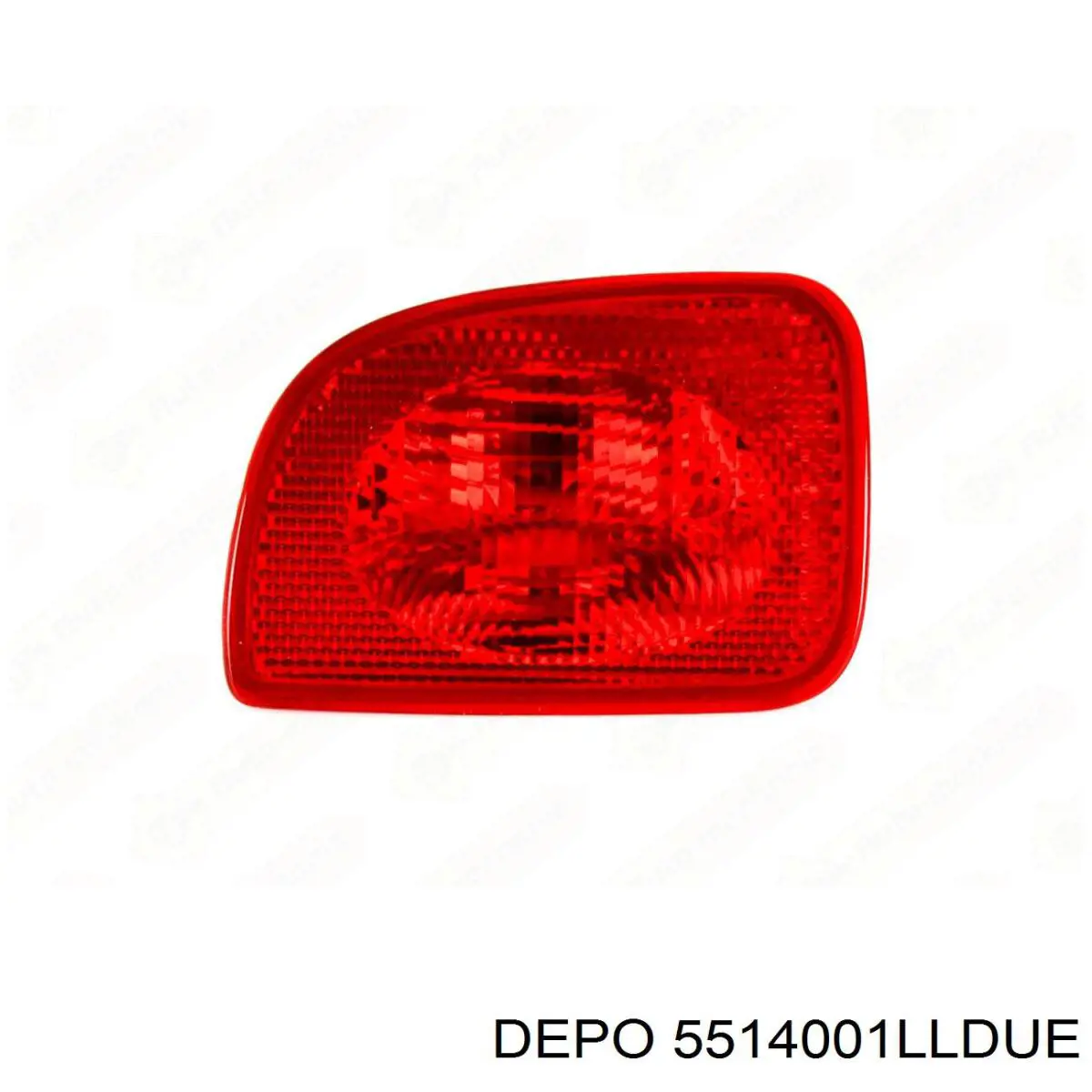 5514001LLDUE Depo/Loro/Abakus Lanterna de nevoeiro traseira esquerda