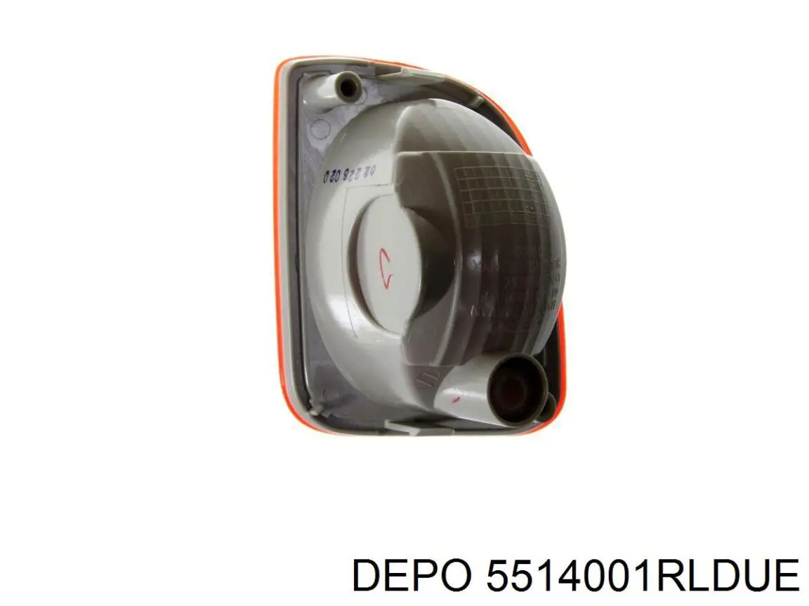 5514001RLDUE Depo/Loro/Abakus Lanterna de nevoeiro traseira direita