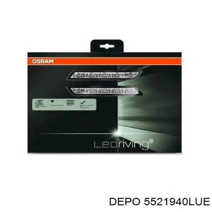 5521940LUE Depo/Loro/Abakus Lanterna traseira esquerda externa