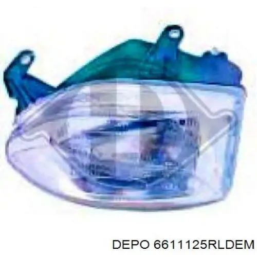 6611125RLDEM Depo/Loro/Abakus Luz direita