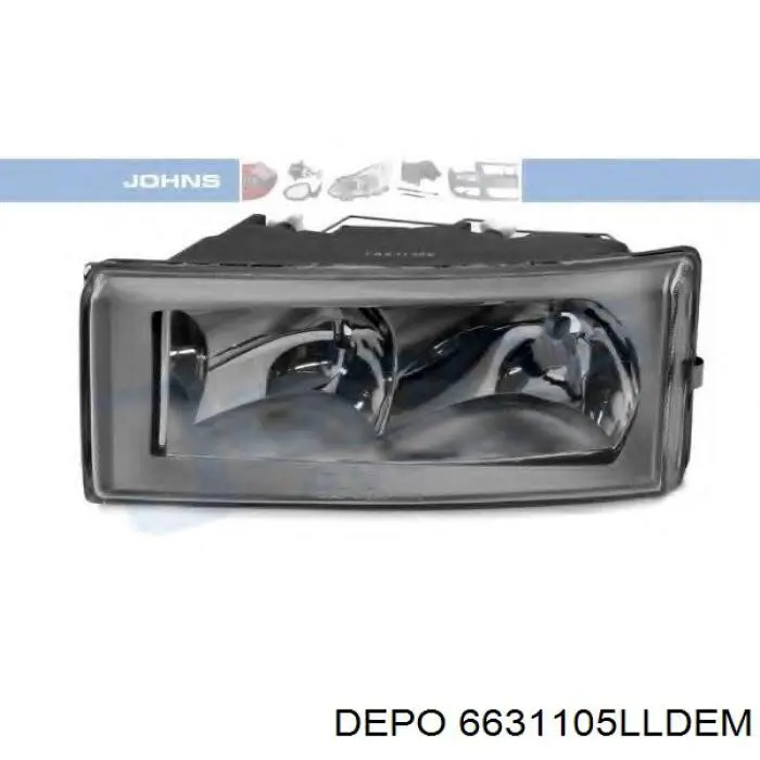 6631105LLDEM Depo/Loro/Abakus Luz esquerda