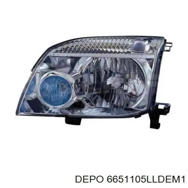 6651105LLDEM1 Depo/Loro/Abakus Luz esquerda