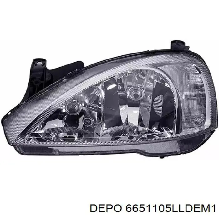 Luz esquerda Depo/Loro/Abakus 6651105LLDEM1 preço, a partir de 78,45 USD