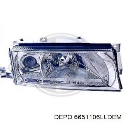 6651106LLDEM Depo/Loro/Abakus Luz esquerda