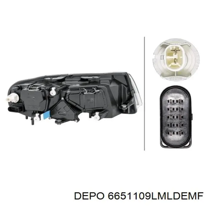 Luz esquerda Depo/Loro/Abakus 6651109LMLDEMF preço, a partir de 129,40 USD