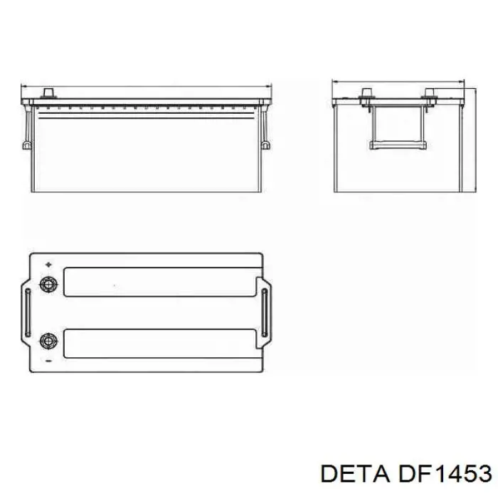 Bateria recarregável (PILHA) TF1453 Exide