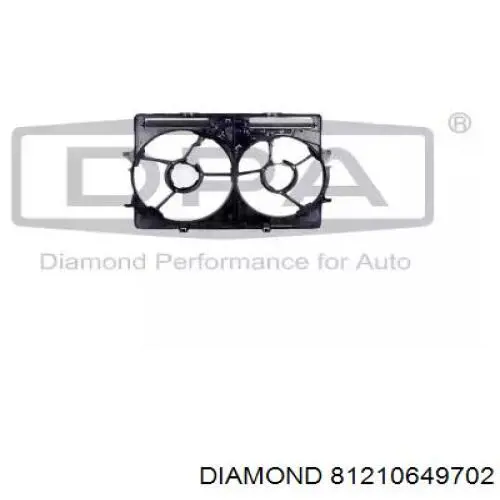81210649702 Diamond/DPA Difusor do radiador de esfriamento