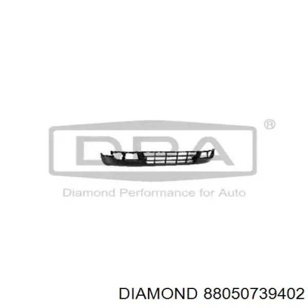 88050739402 Diamond/DPA Spoiler do pára-choque dianteiro