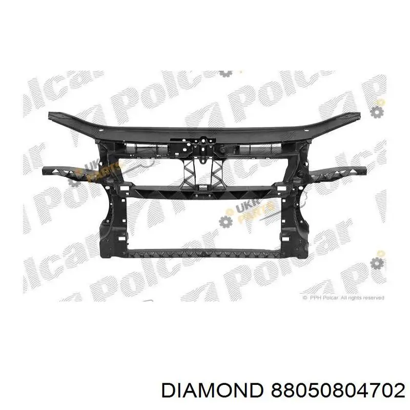 Suporte do radiador montado (painel de montagem de fixação das luzes) Diamond/DPA 88050804702 preço, a partir de 133,40 USD