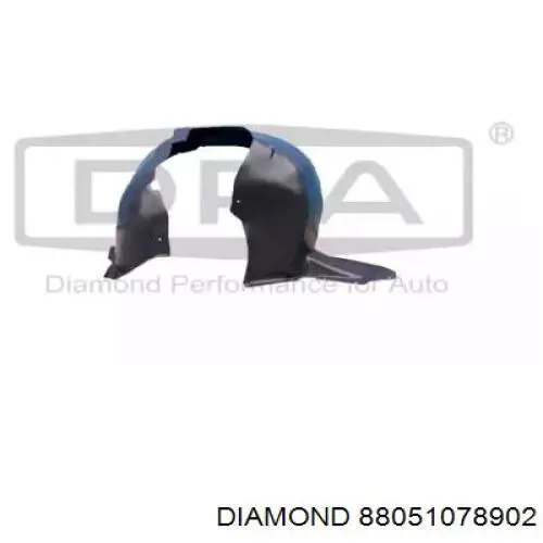 Guarda-barras esquerdo do pára-lama dianteiro Diamond/DPA 88051078902 preço, a partir de 30,88 USD