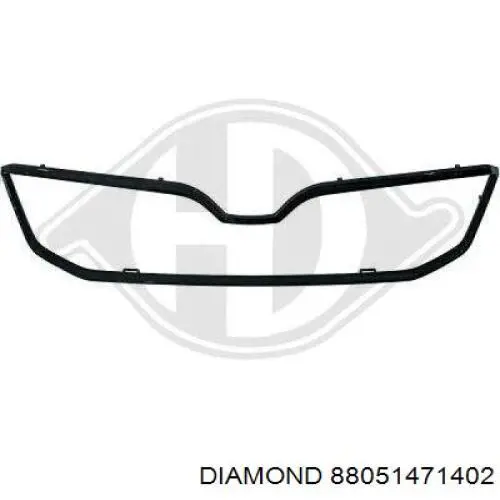 Suporte do radiador montado (painel de montagem de fixação das luzes) Diamond/DPA 88051471402 preço, a partir de 127,41 USD