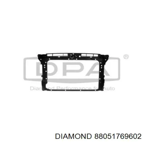 3V0805588B VAG Suporte do radiador montado (painel de montagem de fixação das luzes)