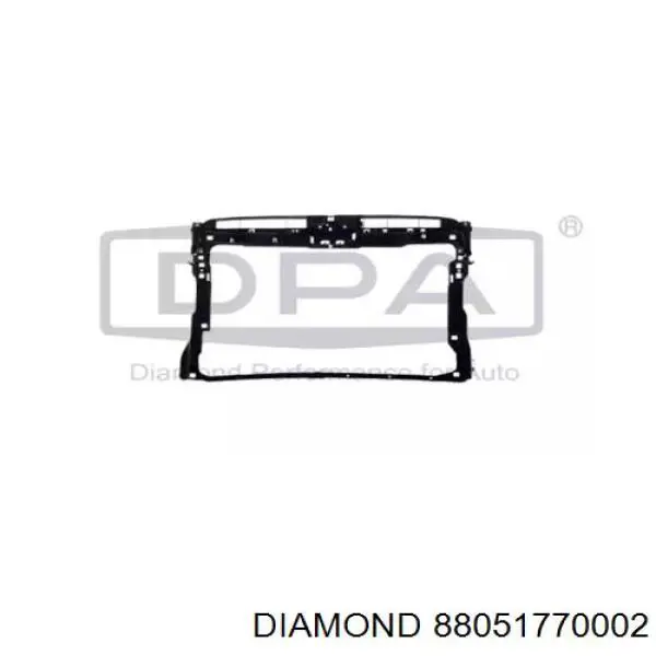 Suporte do radiador montado (painel de montagem de fixação das luzes) Starline KH9535201