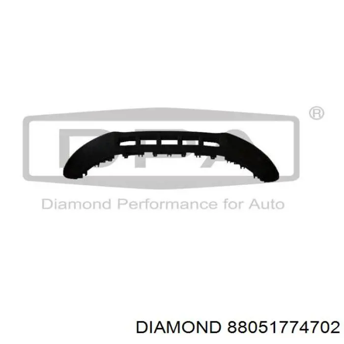 88051774702 Diamond/DPA Spoiler do pára-choque dianteiro
