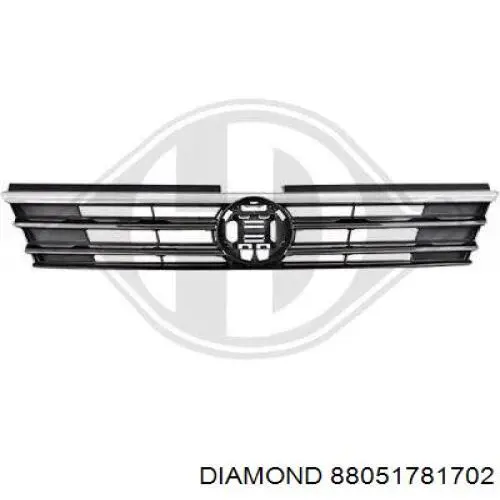 88051781702 Diamond/DPA Suporte do radiador montado (painel de montagem de fixação das luzes)