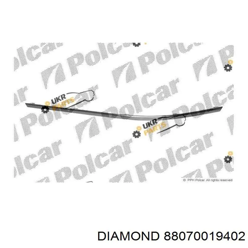 Moldura direita do pára-choque traseiro Diamond/DPA 88070019402 preço, a partir de 26,83 USD