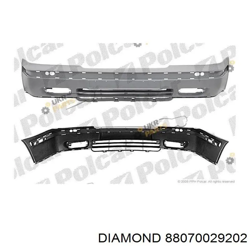 Pára-choque dianteiro Diamond/DPA 88070029202 preço, a partir de 78,44 USD