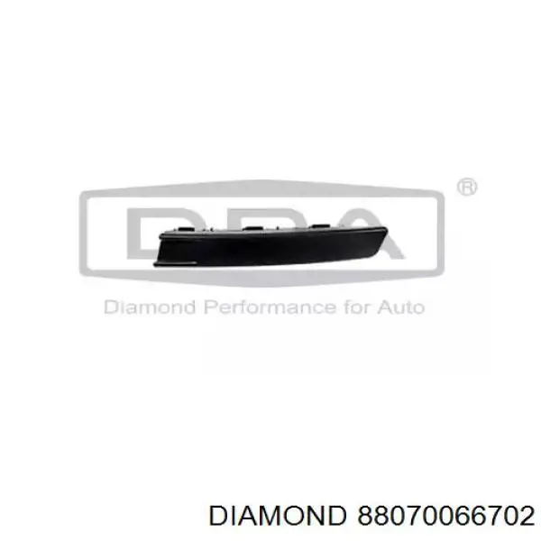 Compre 3C08076459B9 VAG Moldura esquerda do pára-choque dianteiro