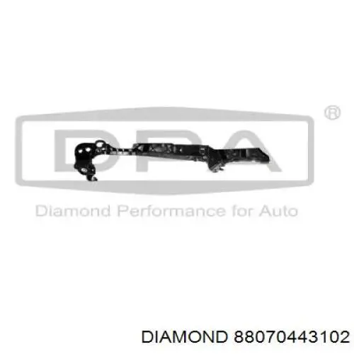 88070443102 Diamond/DPA Consola de suporte do radiador superior