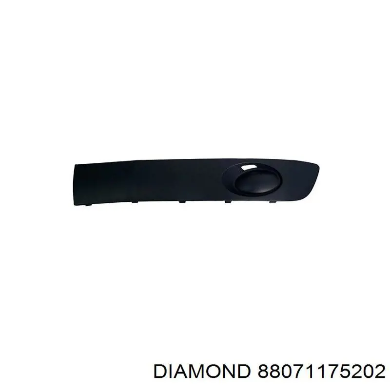 Compre 7E08074897G9 VAG Tampão (grelha) das luzes de nevoeiro do pára-choque dianteiro