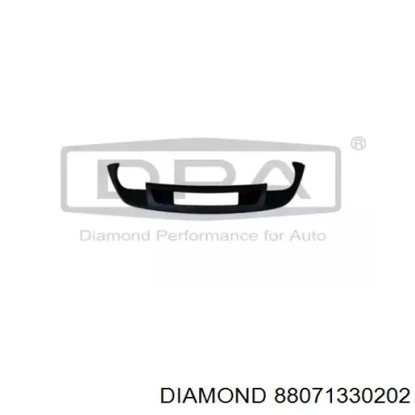 88071330202 Diamond/DPA Spoiler do pára-choque traseiro