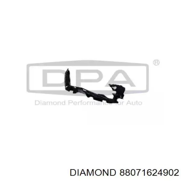 Suporte direito do radiador (painel de montagem de fixação das luzes) VAG 5F0807572C preço, a partir de 42,41 USD