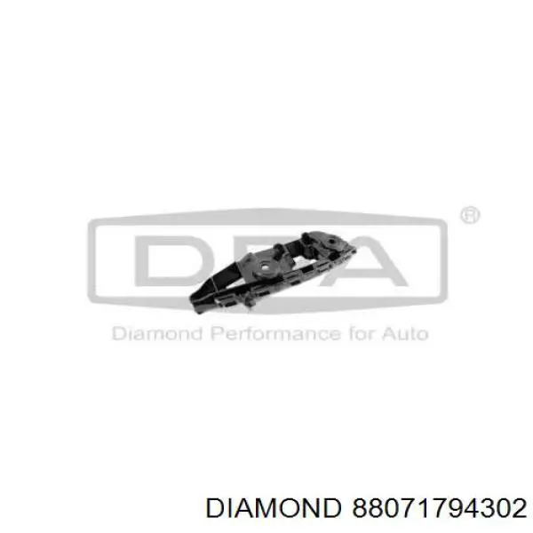 88071794302 Diamond/DPA Consola externa esquerda do pára-choque dianteiro